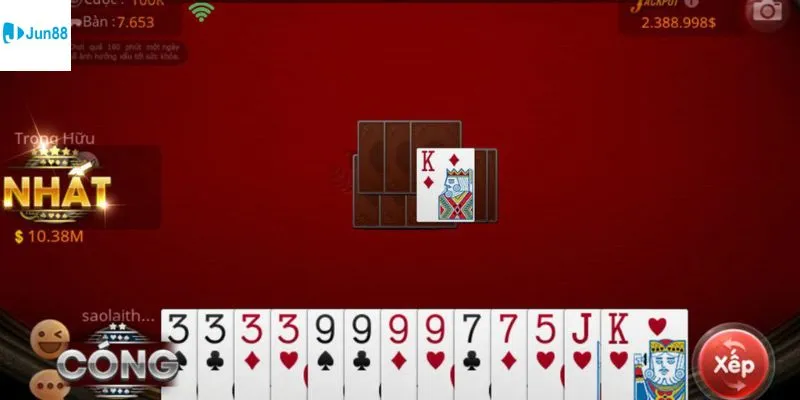 Hướng dẫn tham gia chơi tiến lên online tại Jun88