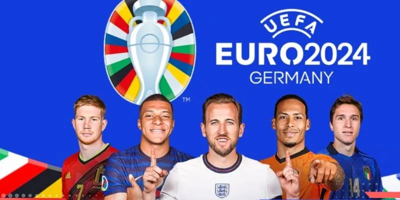 Logo và slogan của VCK EURO 2024